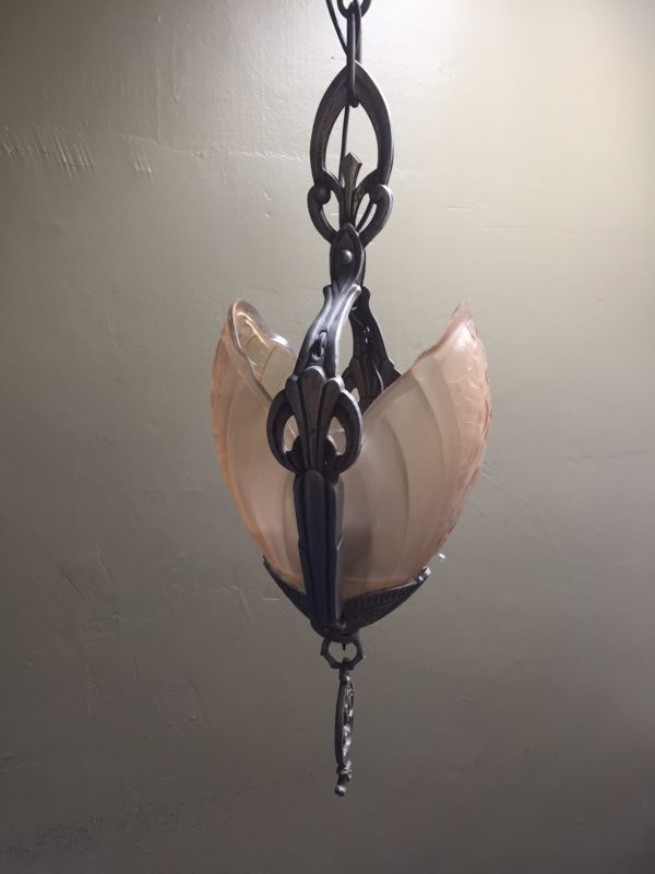 Art Deco Slip Shade Pendant - Image 8