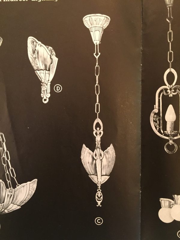 Art Deco Slip Shade Pendant - Image 10