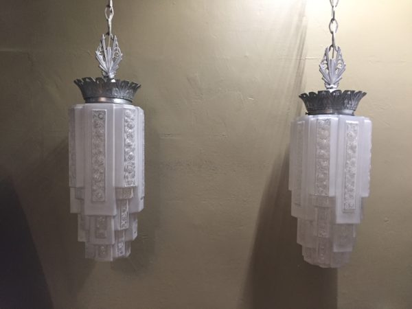 1920s Art Deco Skyscraper Pendants - Image 4
