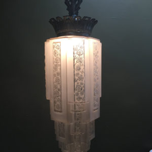 1920s Art Deco Skyscraper Pendants