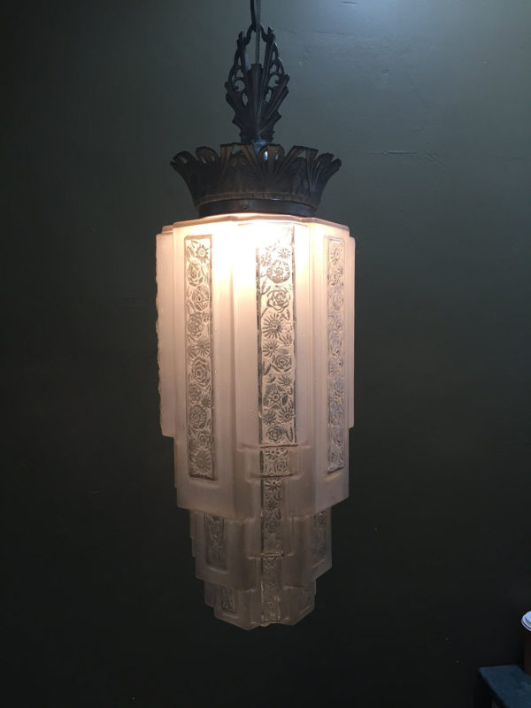 1920s Art Deco Skyscraper Pendants