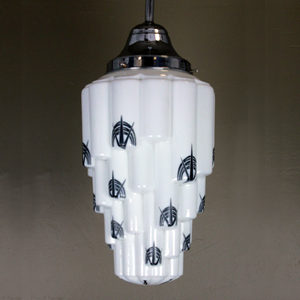 1920s Art Deco Skyscraper Pendant