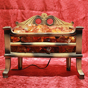 Vintage Cast Iron Fireplace Insert