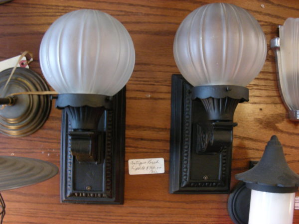 Pair of Cast Iron Porch Lights - Image 6