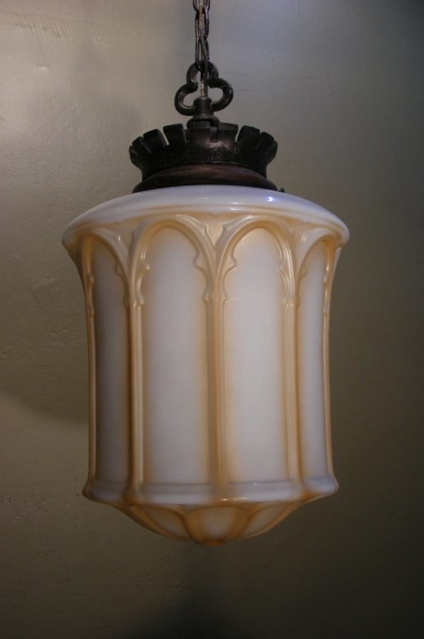 Vintage Oversize Gothic Pendant Light