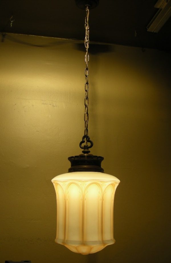 Vintage Oversize Gothic Pendant Light - Image 7