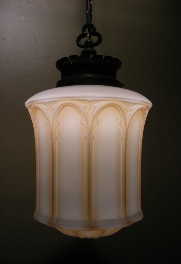 Vintage Oversize Gothic Pendant Light - Image 8