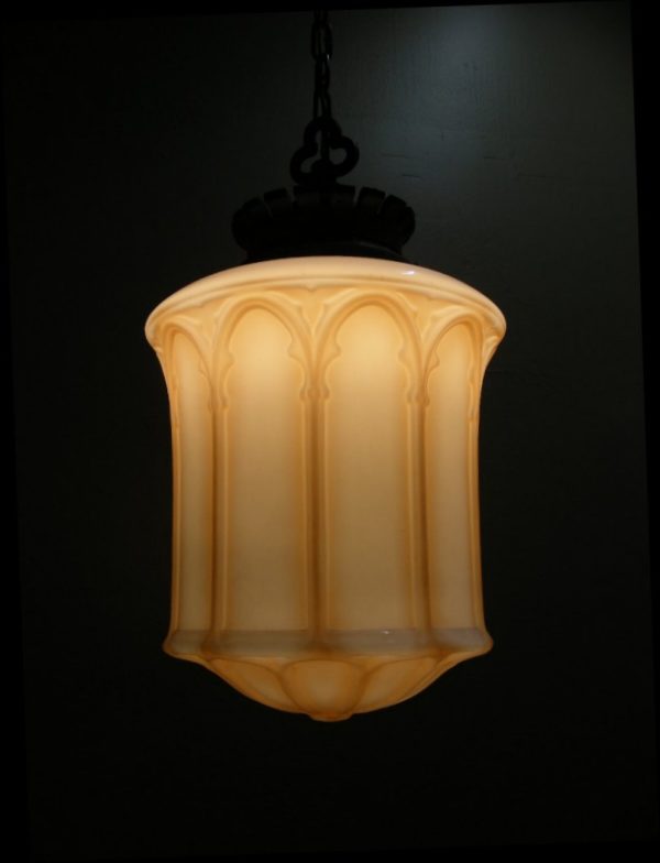 Vintage Oversize Gothic Pendant Light - Image 9