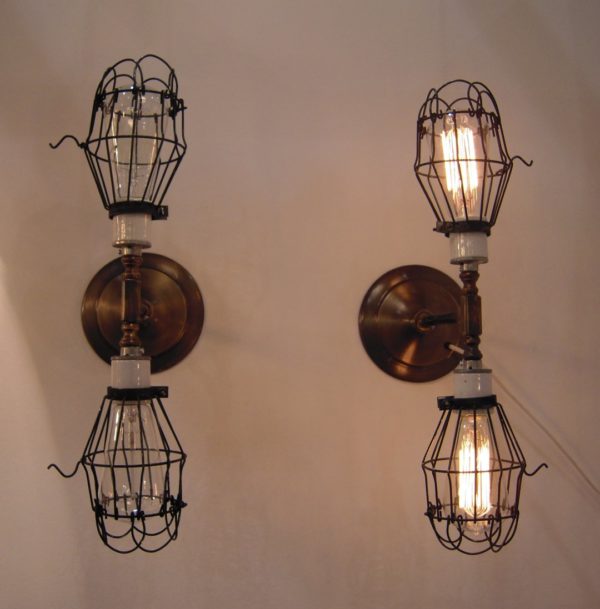Custom Double Light Wall Sconce - Image 2