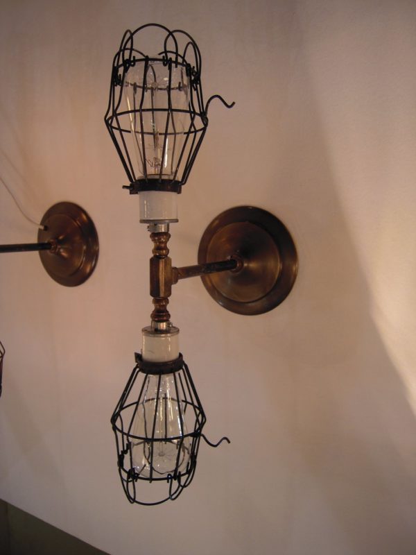 Custom Double Light Wall Sconce - Image 3