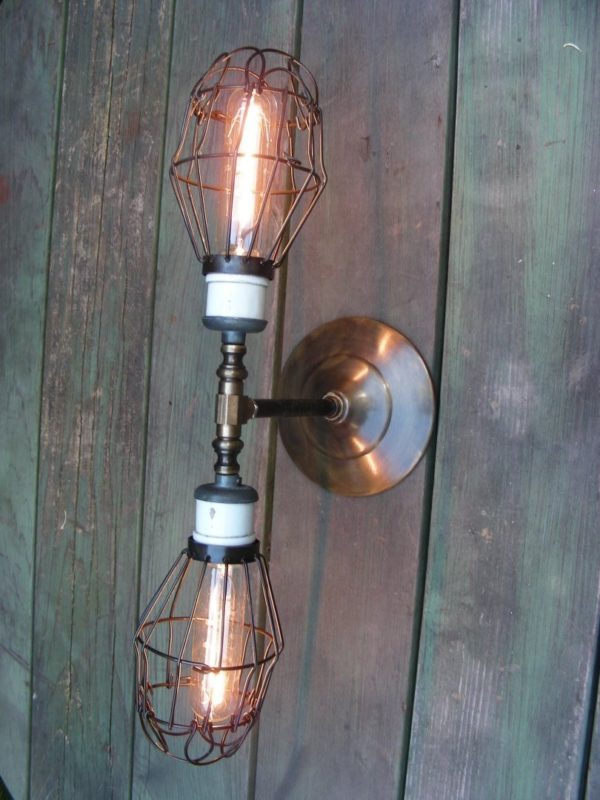 Custom Double Light Wall Sconce - Image 5