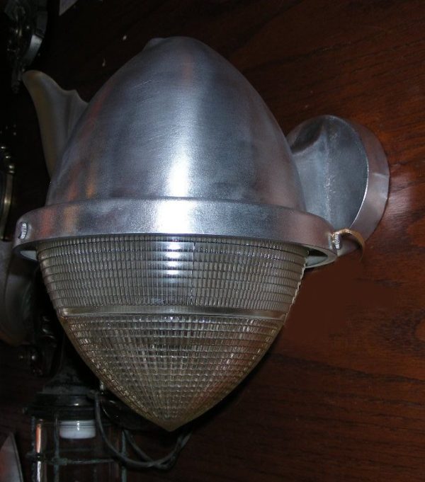 Pair of Industrial Holophane Wall Sconces - Image 2