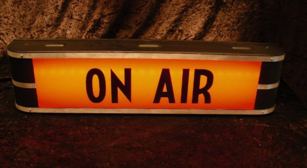 Vintage Art Deco "ON AIR" Sign - Image 4