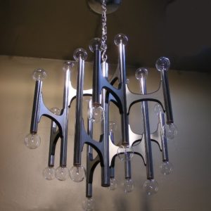 Vintage Sciolari 24 Light Chandelier