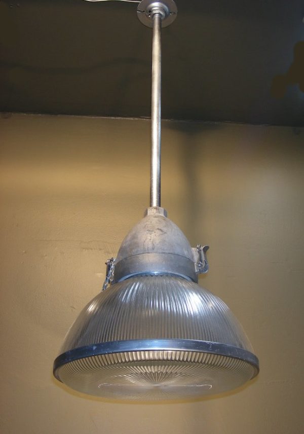 Vintage Industrial Holophane Pendant Light - Image 6