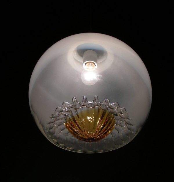 Vintage 1970s Mazzega Art Glass Pendant - Image 2