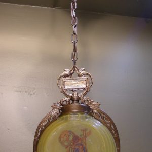 1920s Art Deco Pendant "Lightolier"