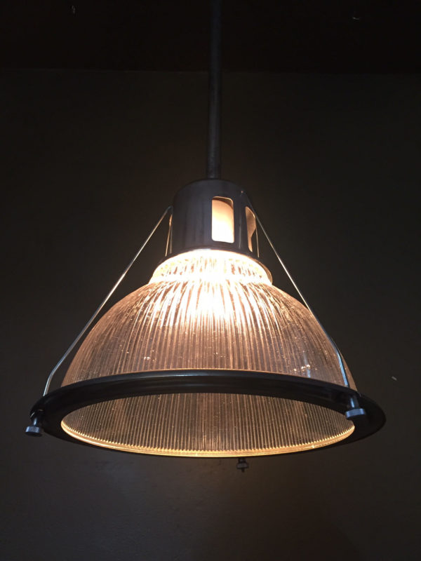 Vintage Industrial Holophane Pendant - Image 4