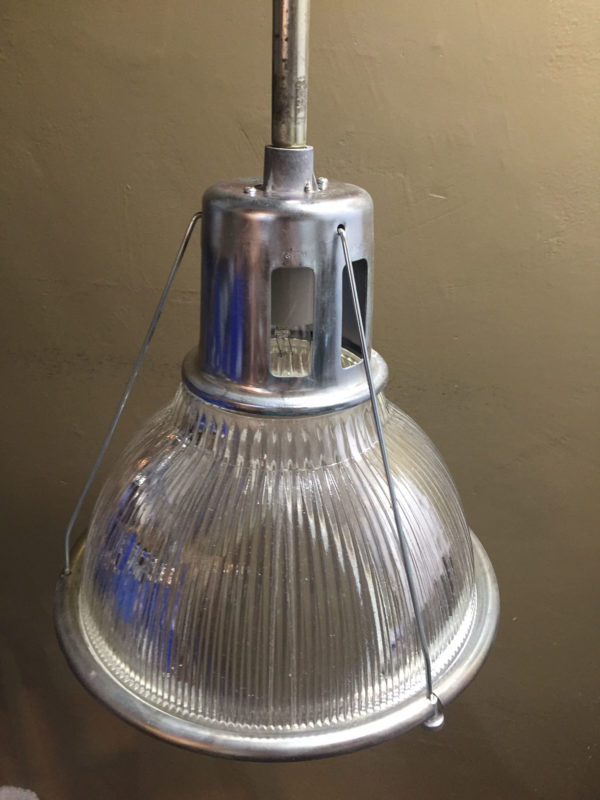 Vintage Industrial Holophane Pendant - Image 7
