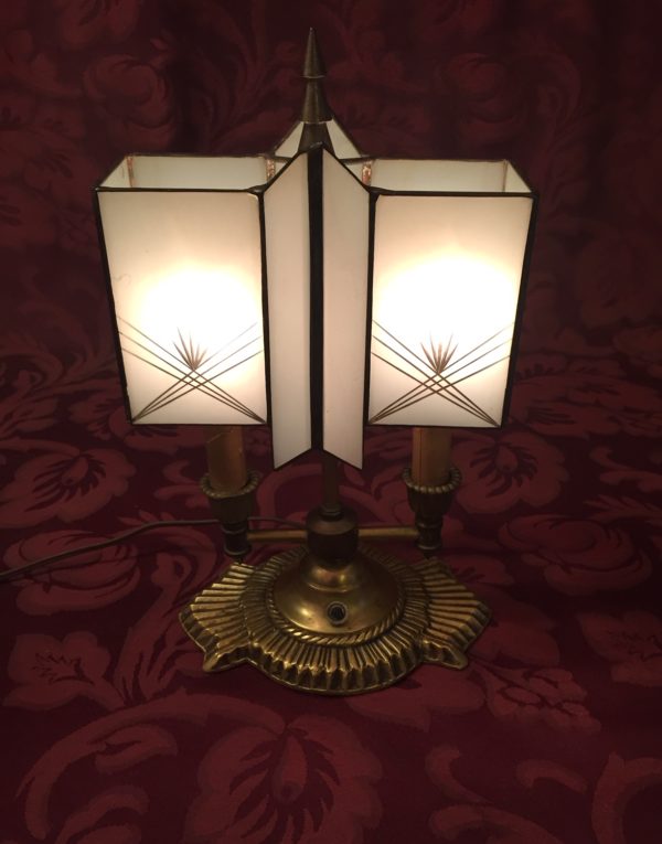 Pair of Art Deco Boudoir Lamps - Image 3