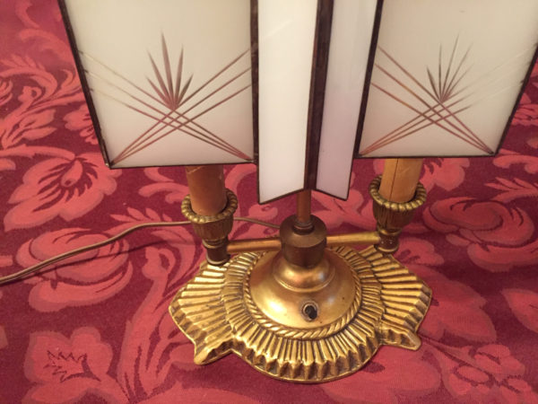 Pair of Art Deco Boudoir Lamps - Image 6