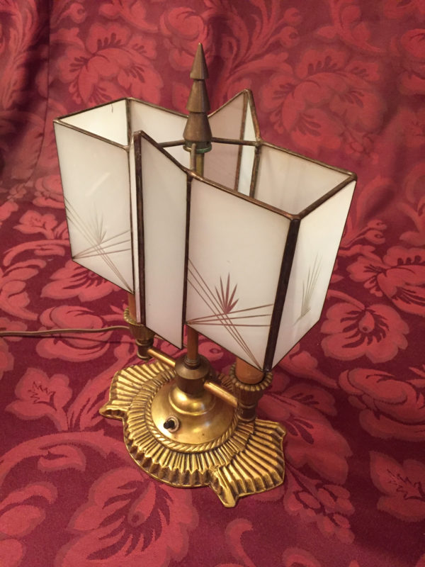 Pair of Art Deco Boudoir Lamps - Image 7