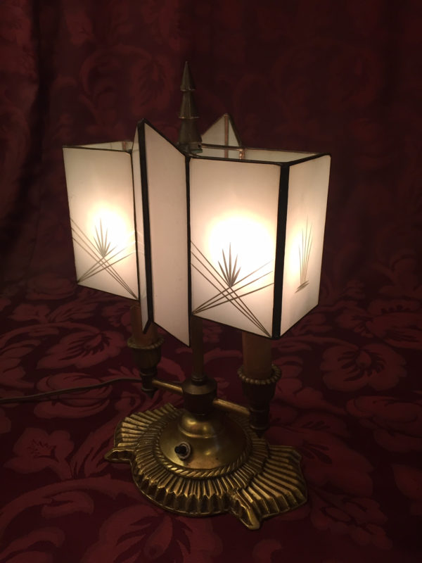 Pair of Art Deco Boudoir Lamps - Image 8