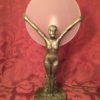 1920s Figural Art Deco Lamp