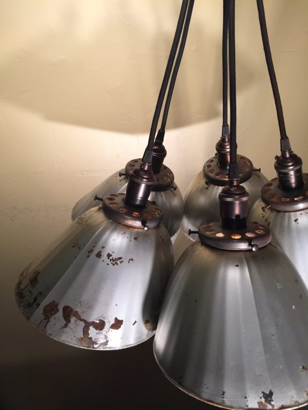 Custom Mercury Glass Chandelier - Image 6