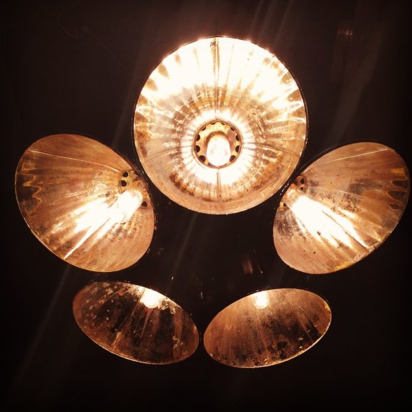 Custom Mercury Glass Chandelier - Image 9