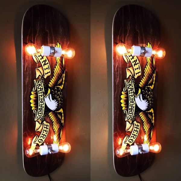 Custom Skateboard Wall Lights