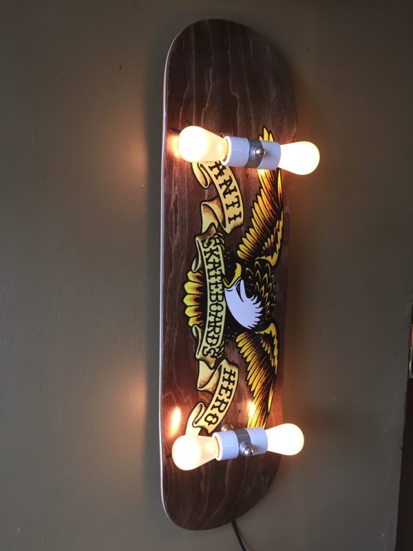 Custom Skateboard Wall Lights - Image 3