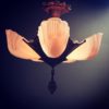 1930s Art Deco Slip Shade Chandelier - Image 6