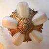 1930s Art Deco Slip Shade Chandelier - Image 9