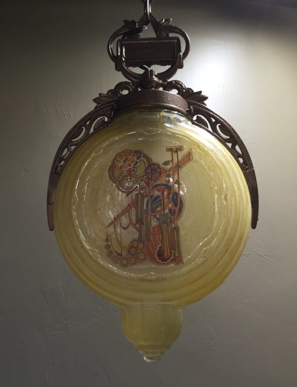 1920s Art Deco Pendant "Lightolier" - Image 5