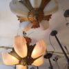 1930s Art Deco Slip Shade Chandelier - Image 8
