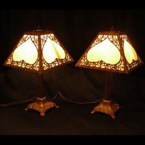 Pair of Arts & Crafts Style Table Lamps