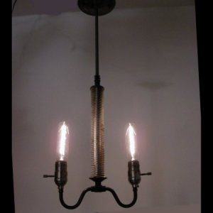 Custom Industrial Steampunk Light Fixture