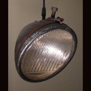 Early Ford Headlight Pendant Conversion