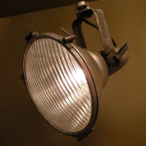 Vintage Industrial Spotlight