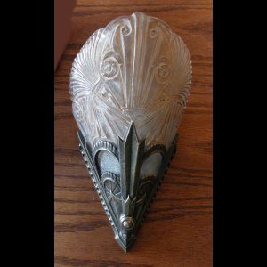 Art Deco Slip Shade Sconces