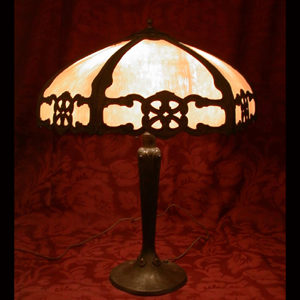 Signed HANDEL Arts & Crafts Table Lamp