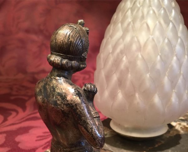 1920s French Art Deco Figural Lamp - Image 2