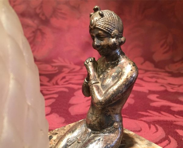 1920s French Art Deco Figural Lamp - Image 3