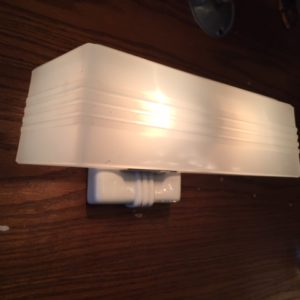 Vintage Art Deco Bathroom Sconce