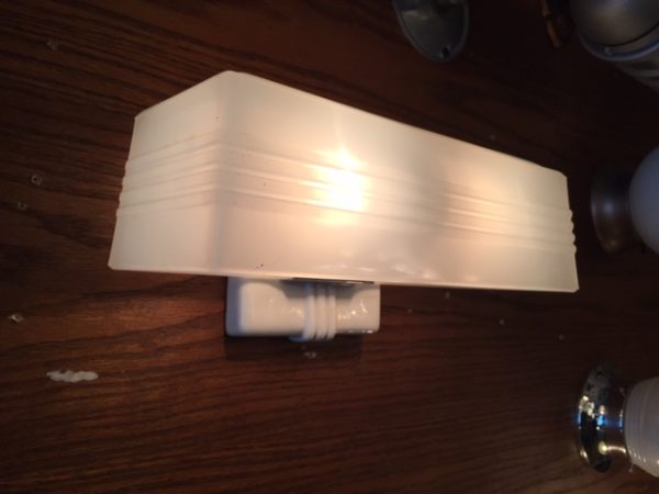 Vintage Art Deco Bathroom Sconce