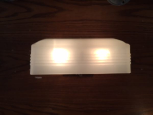 Vintage Art Deco Bathroom Sconce - Image 3