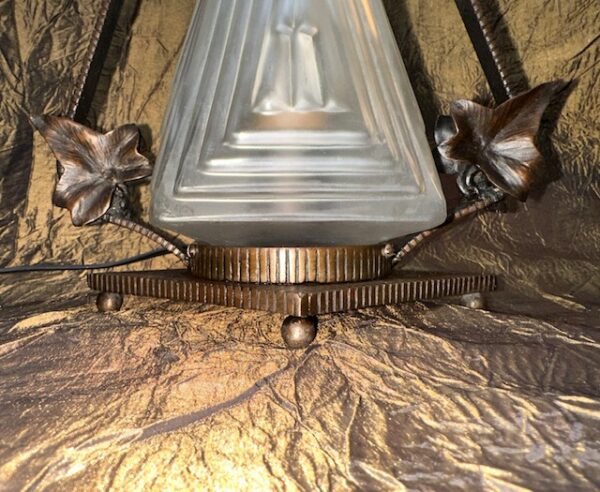 French Art Deco Table Lamp - Image 4