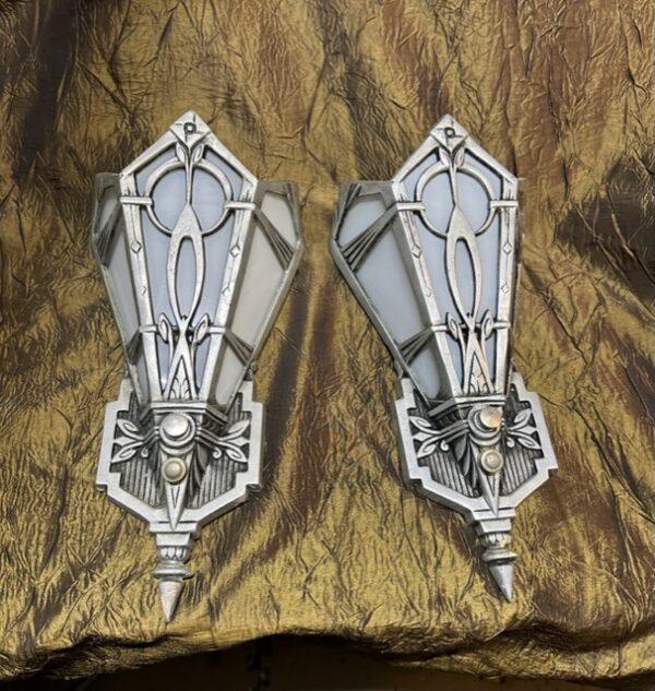 Large Pair of 1920s ART DECO Sconces - Image 9