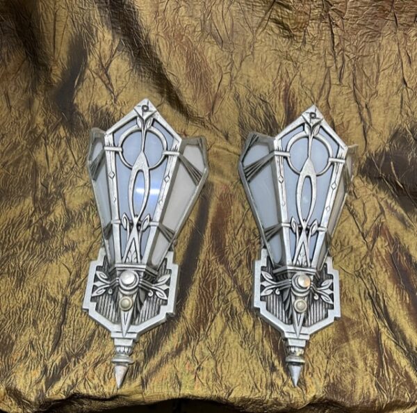 Large Pair of 1920s ART DECO Sconces - Image 8